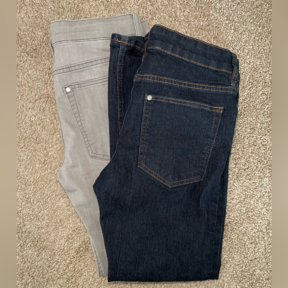 2 pairs size 10 boys skinny jeans
